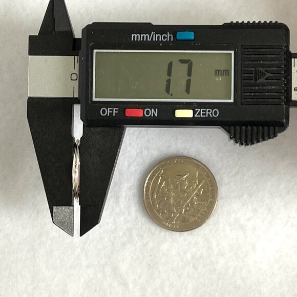 Sterling Silver Wire Wrapped 8MM Pink Rose Quartz Bead Ring Size 6.75 - Picture 15 of 16